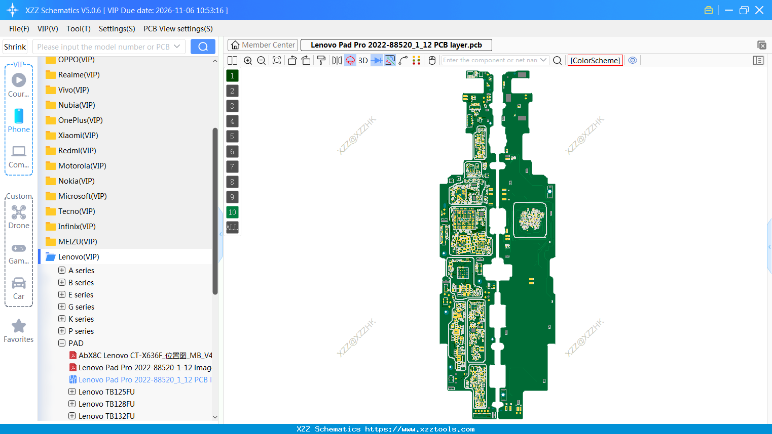 Lenovo Pad Pro 2022-88520_1_12 PCB Layer